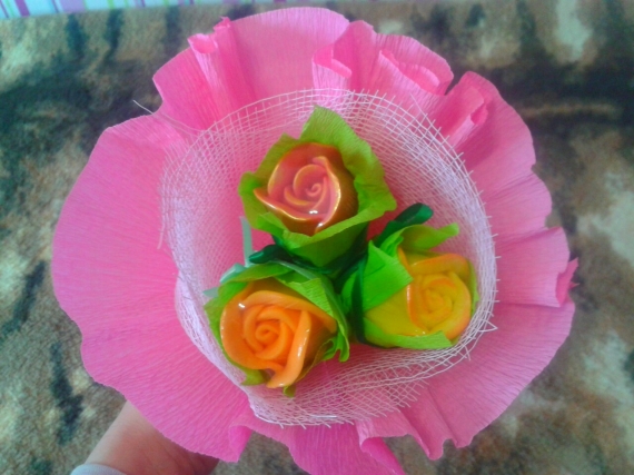 Мыльный букет