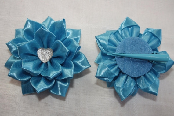 Заколки с сердечками