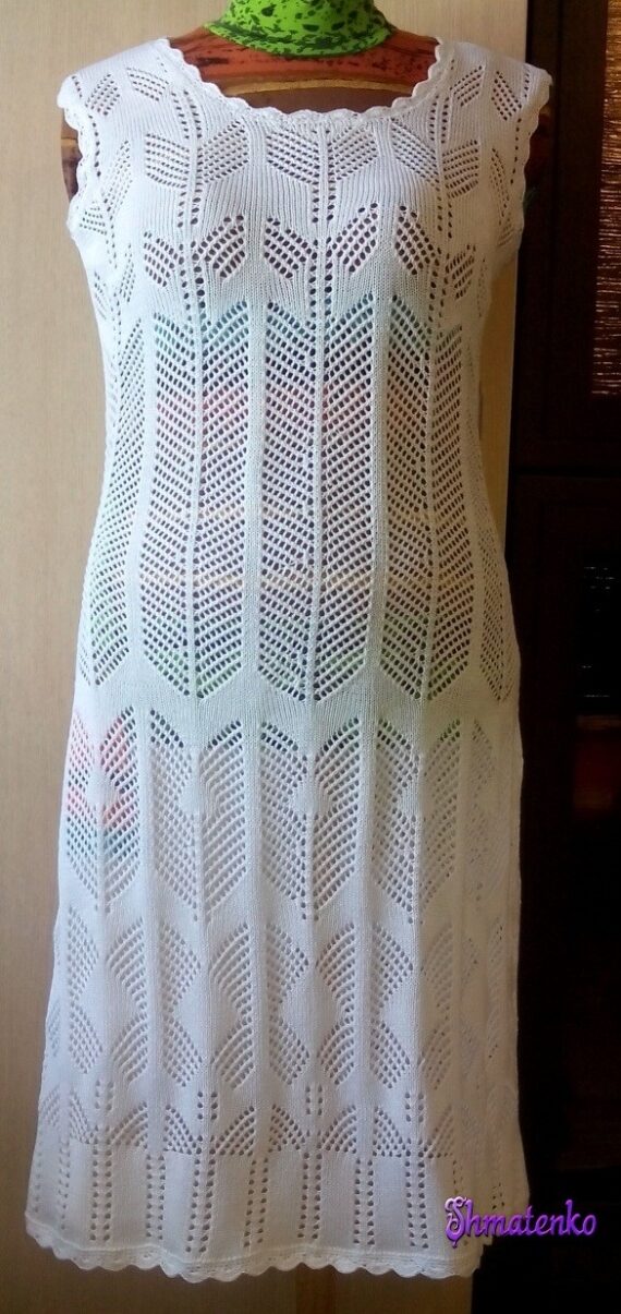 Ажурное платье "Веточки"