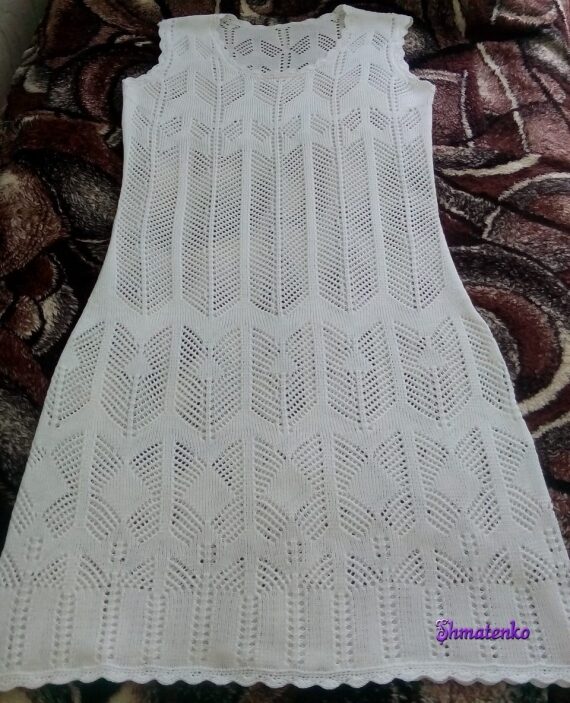 Ажурное платье "Веточки"