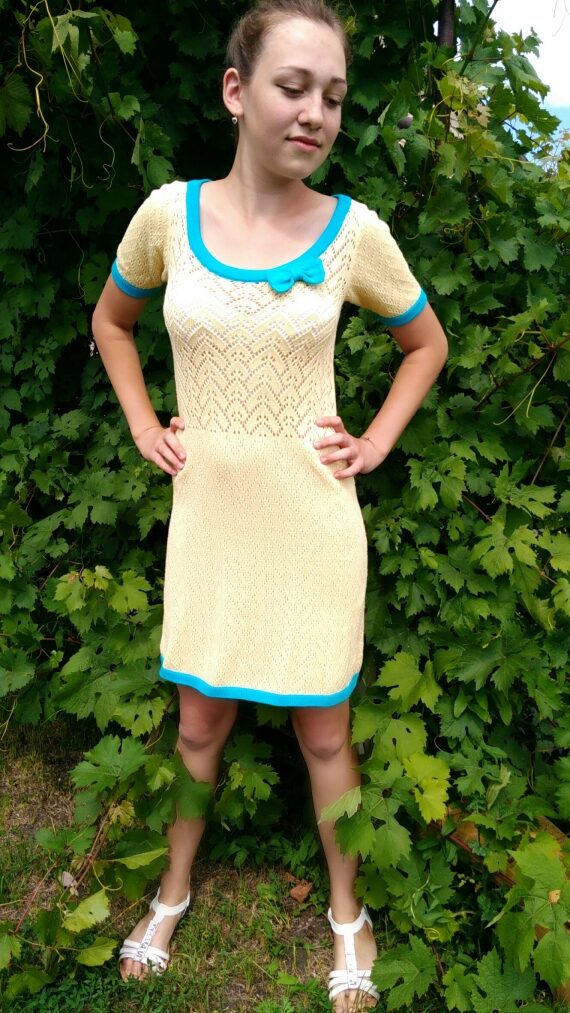 Платье "Морская пена"