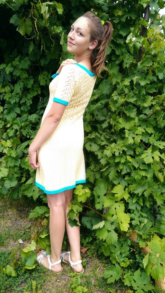 Платье "Морская пена"