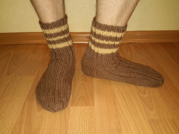 Носки вязаные