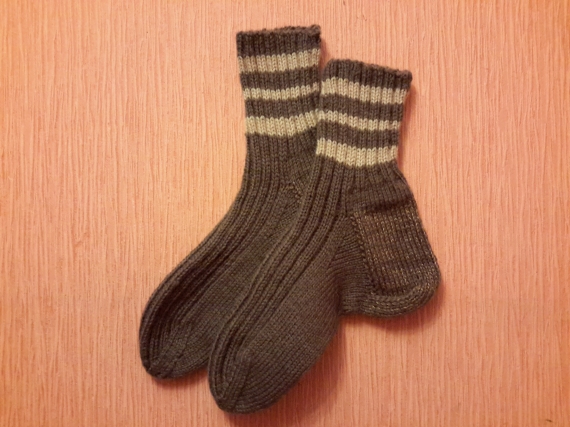 Носки вязаные