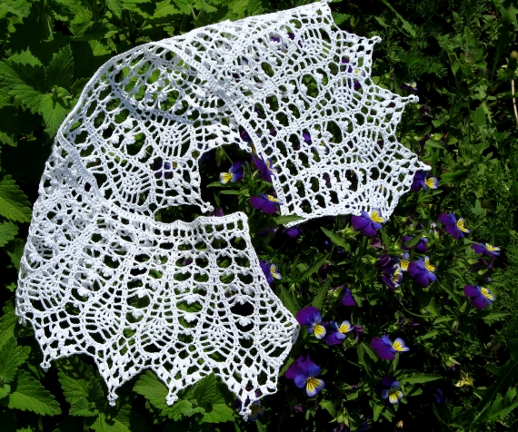 воротничок ажурный