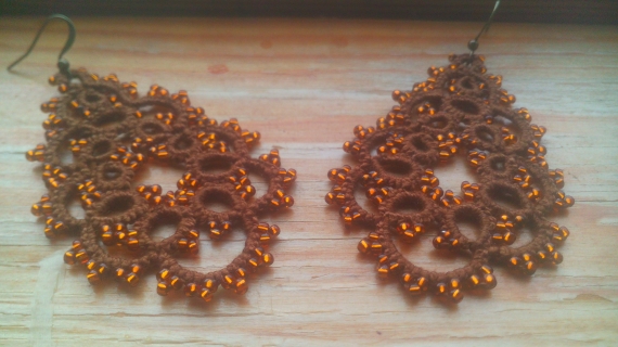 Серьги "Шоколад"