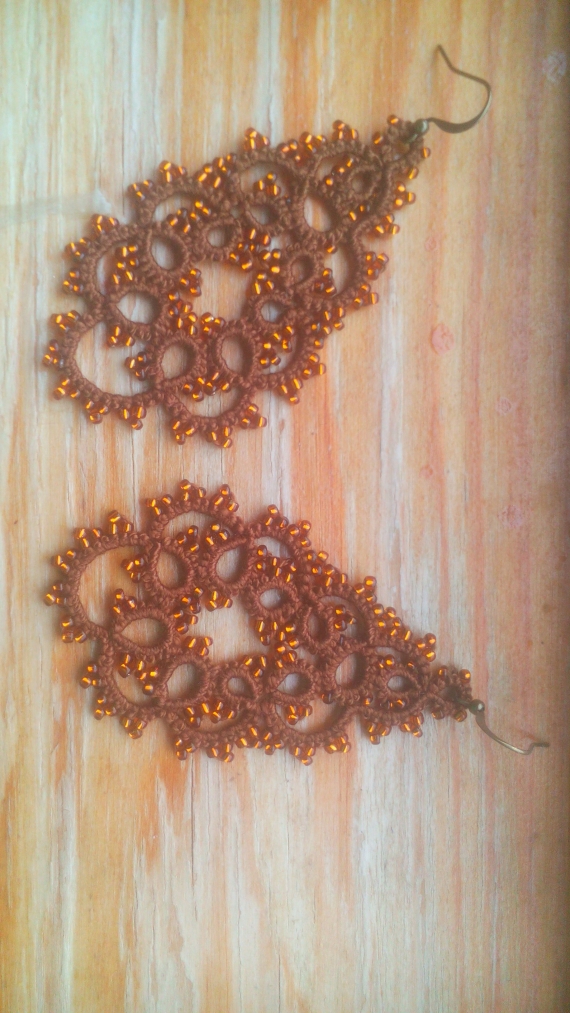 Серьги "Шоколад"