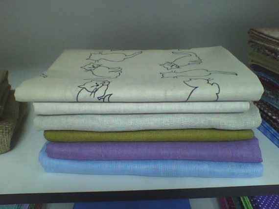 Ткань, кружево, ленты, сопутствующие товары для творчества