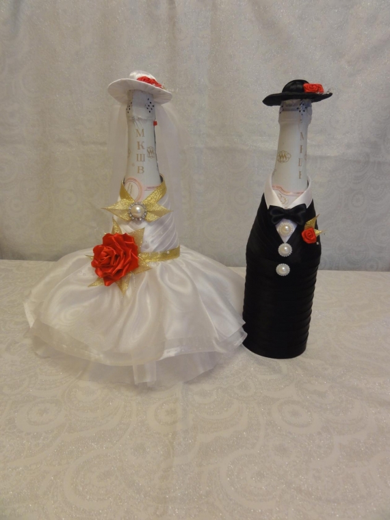 Одежда для шампанского "Жених и Невеста"