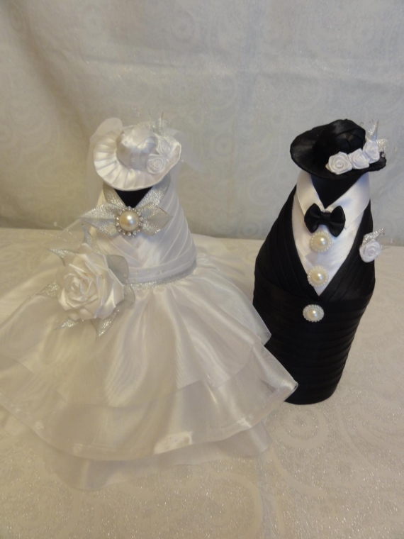 Одежда для шампанского "Жених и Невеста"