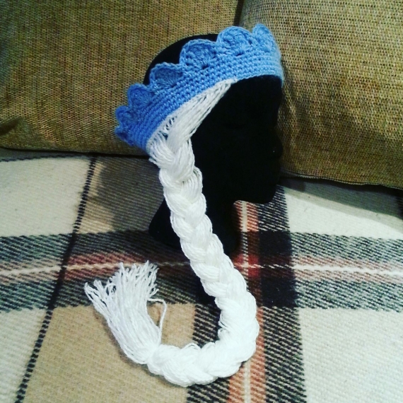 корона с косой "Снегурочка"