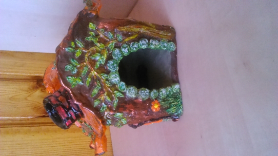 Домик - подсвечник