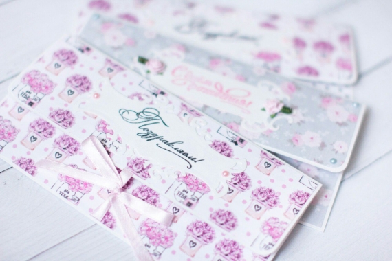 Конвертики для денег ручной работы