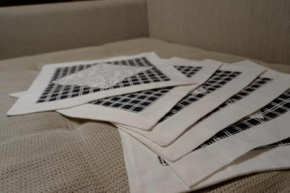 Набор сервировочных салфеток "Морозные узоры"