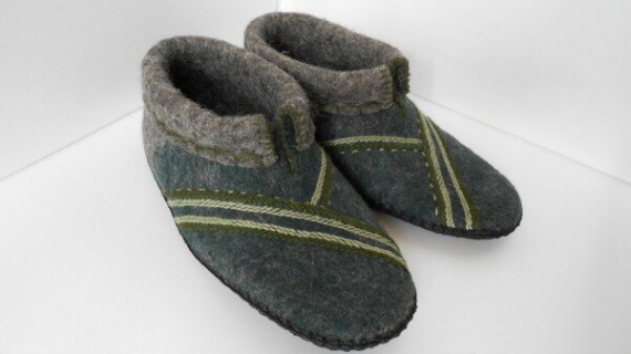 Тапки войлочные