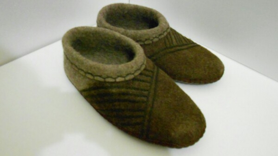 Тапки войлочные