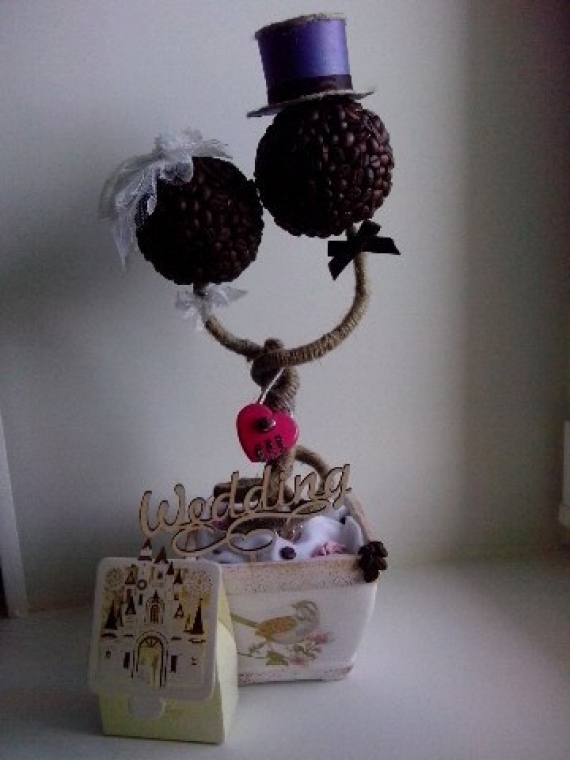 топиарий "семейное счастье"