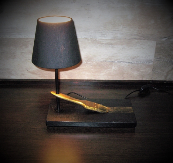 Настольный светильник " Кисть "