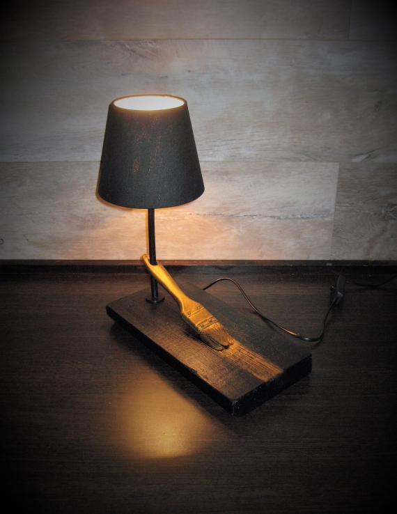 Настольный светильник " Кисть "