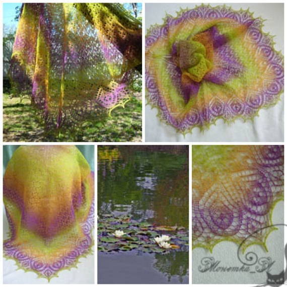 Шаль "Тихая заводь"