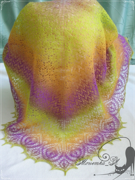 Шаль "Тихая заводь"