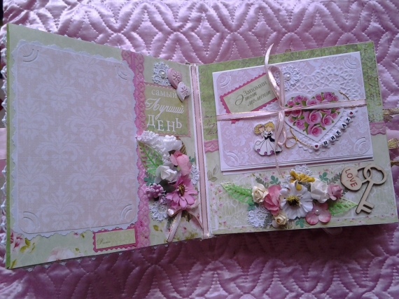 Альбом Ручной работы на мусульманскую свадьбу.