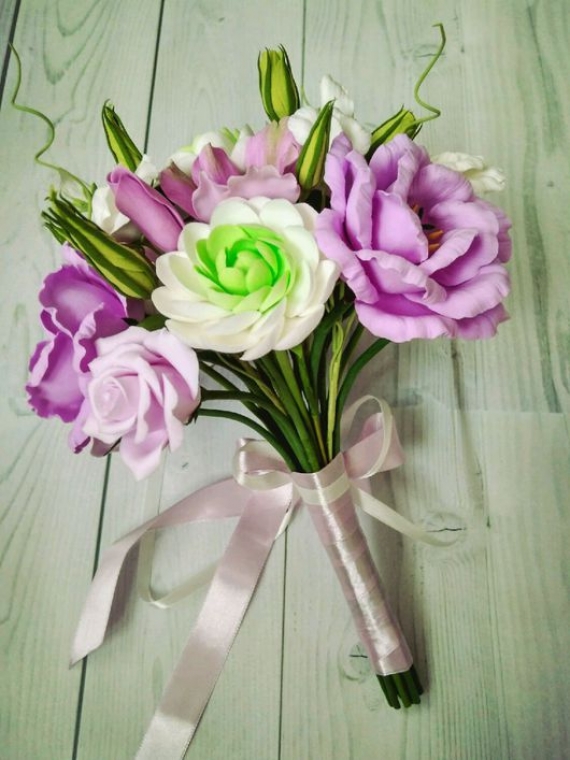 Букет из полимерной глины