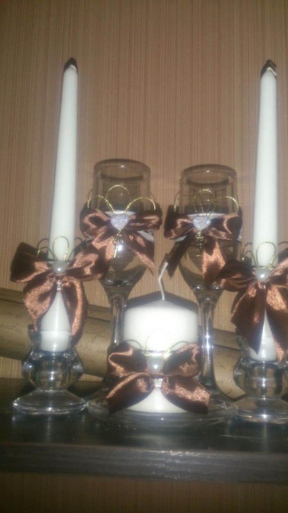 Свадебный набор"Шоколад"