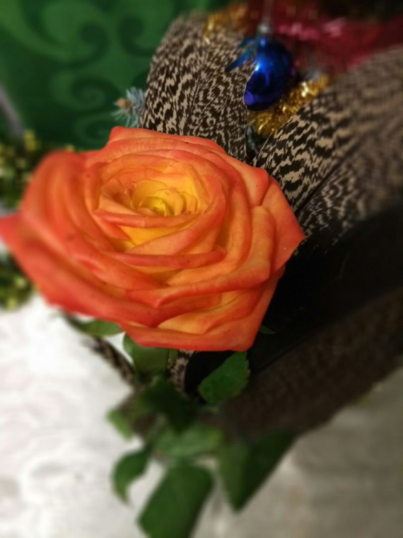 Цветок из холодного фарфора