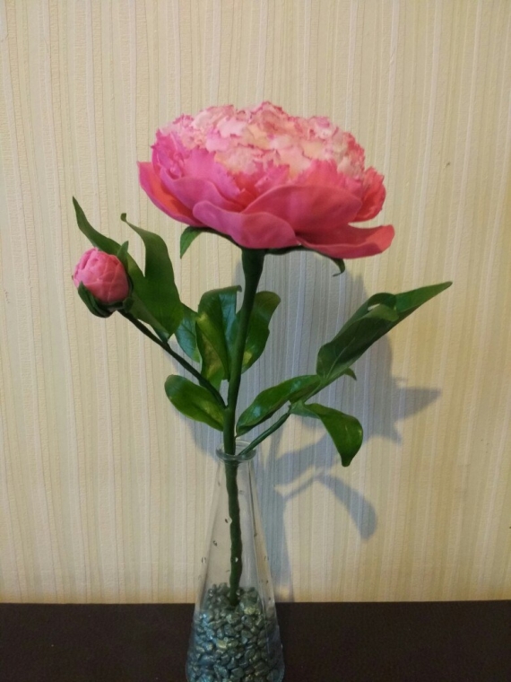 Цветок из холодного фарфора