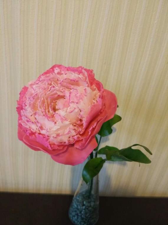 Цветок из холодного фарфора