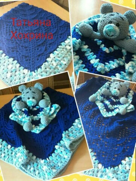 Комфортер и детский плед