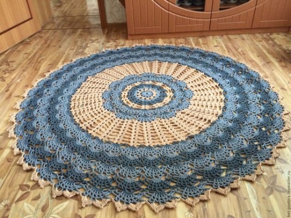 Ковер крючком "Biskvit"