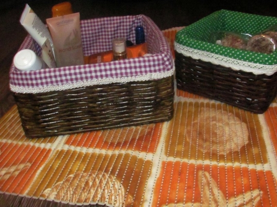 плетеная корзина