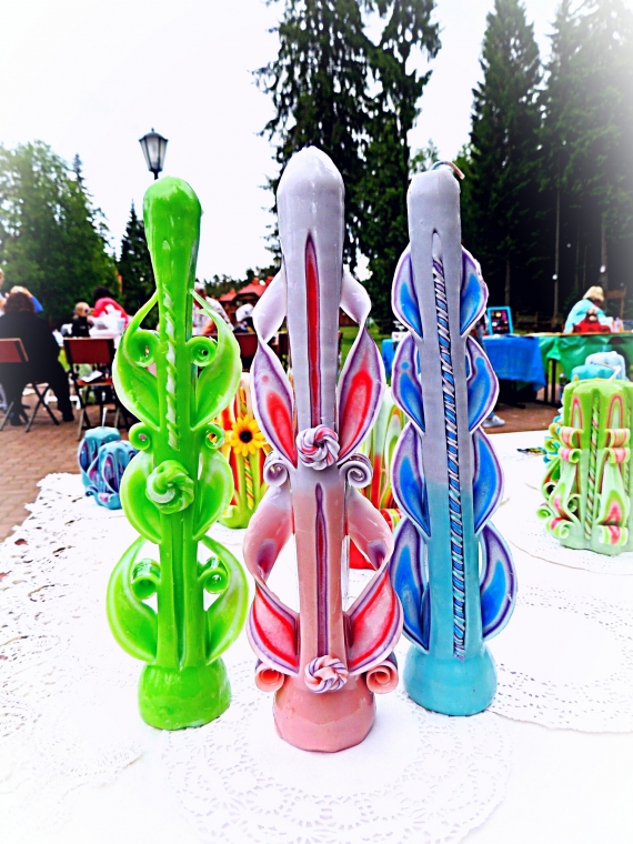 Резные свечи