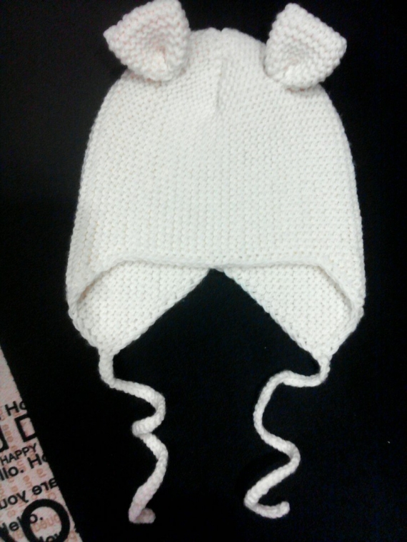 Комплект "Мишутка" (шапочка с ушками и снуд )