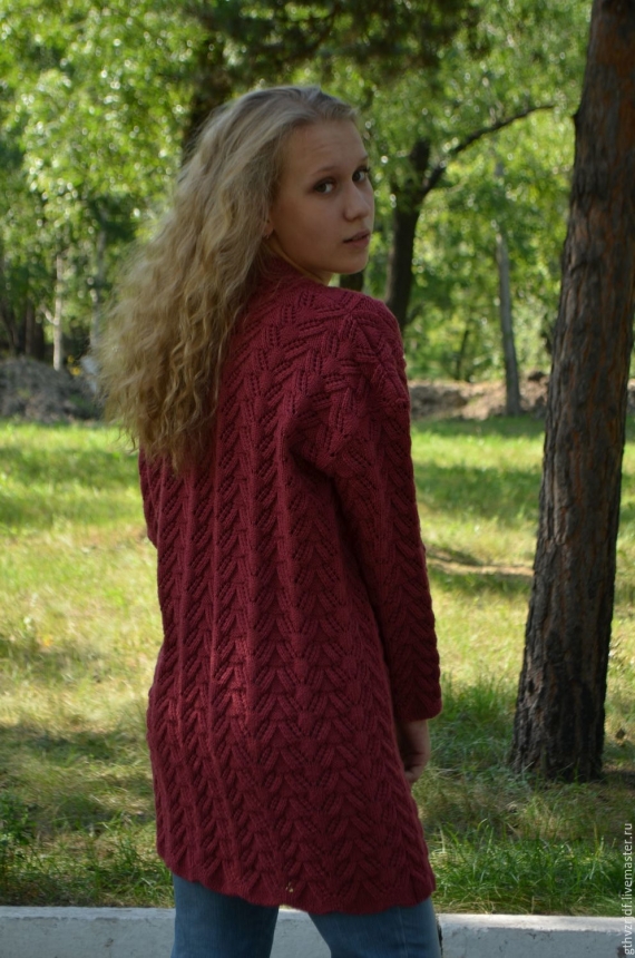 Кардиган  БРУСНИКА