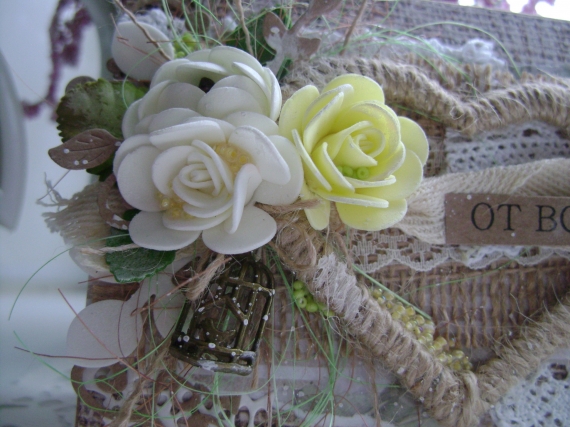 открытка в стиле ЭКО