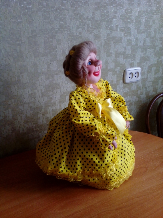 кукла на чайник.капрон.сентипон.