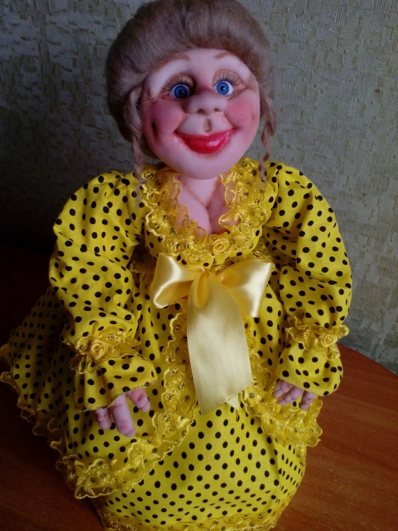 кукла на чайник.капрон.сентипон.