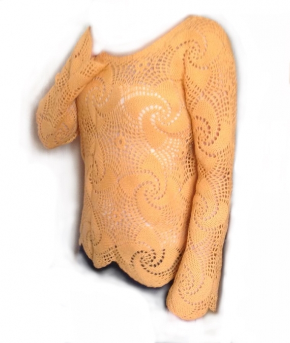 Блуза женская ажурная.