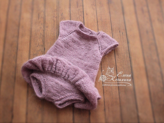 Боди с юбочками для фотосессии новорожденных