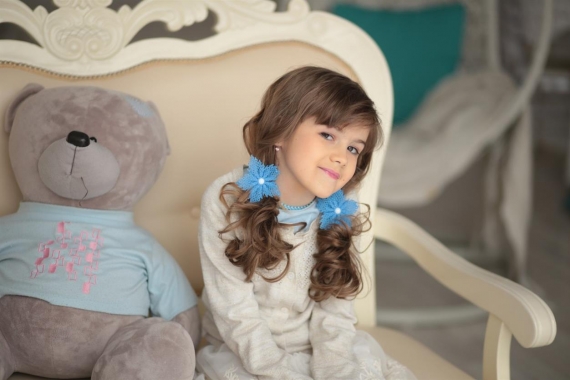 Резиночки для волос из бисера.