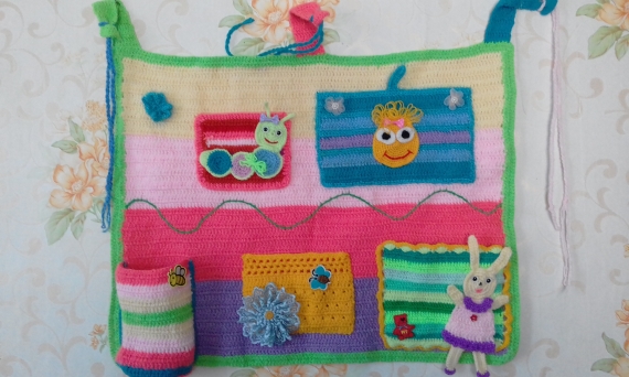 органайзер на детскую кроватку