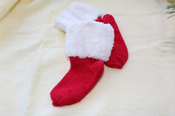 Носки "Как у Деда Мороза"