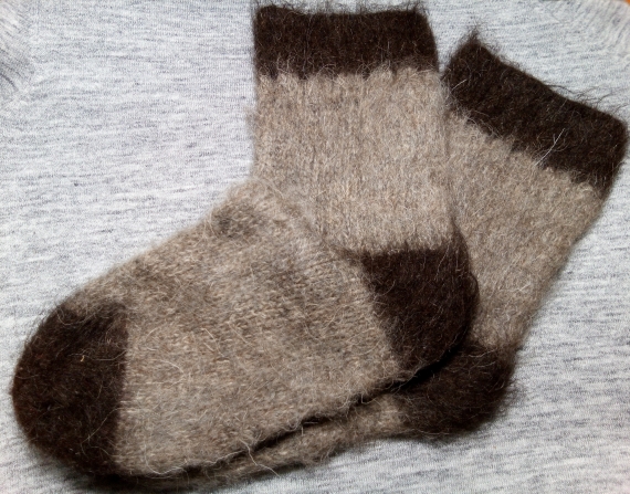 Мужские носки для рыбалки и охоты из шерсти.