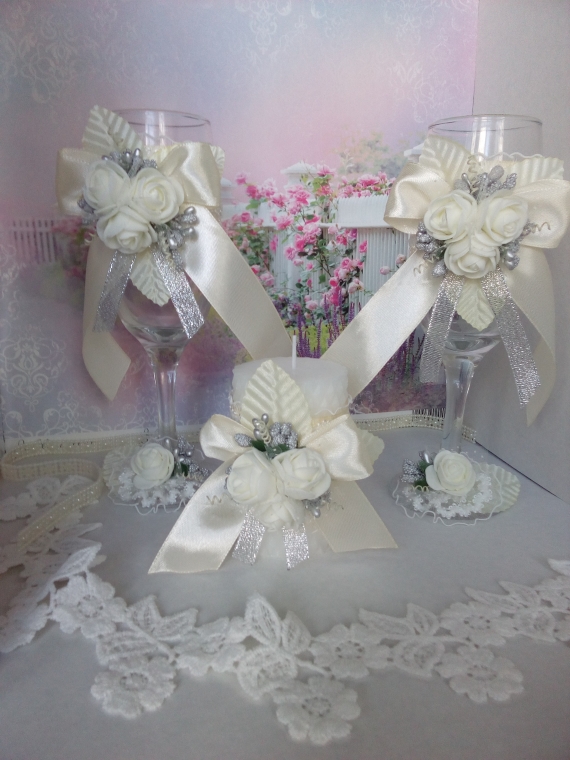 свадебные бокалы