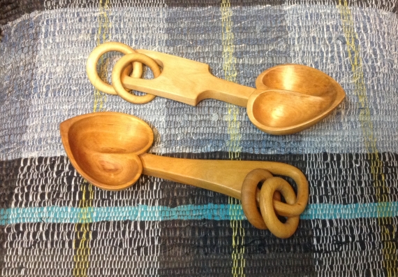 ложка из дерева "Деревянная свадьба"