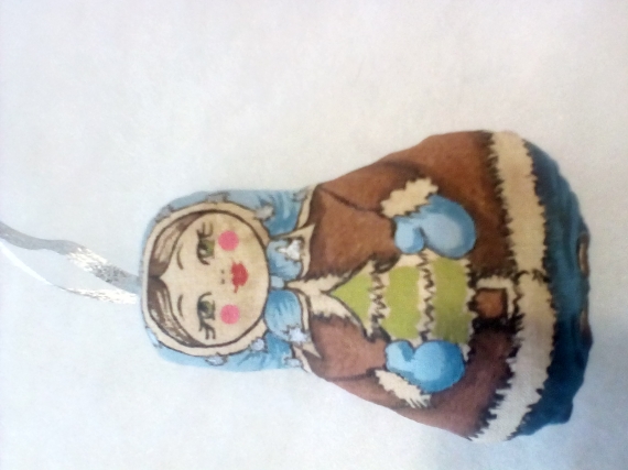 Матрешка текстильная