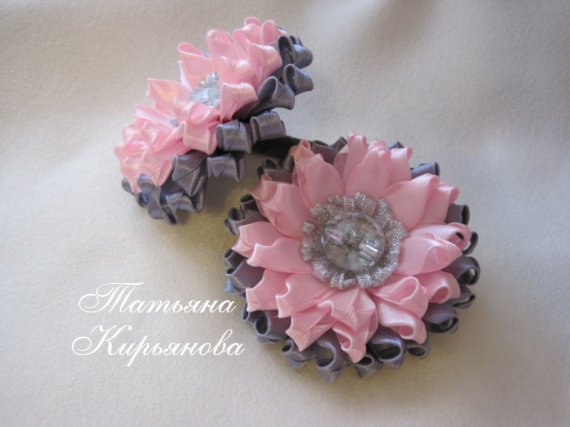 Резинки для волос"Астры"